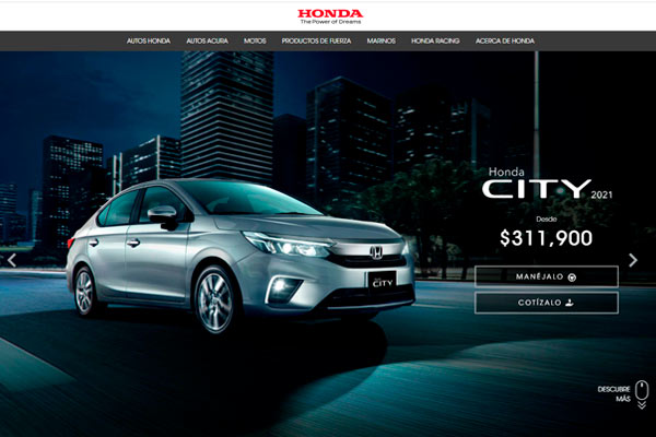 Honda Website